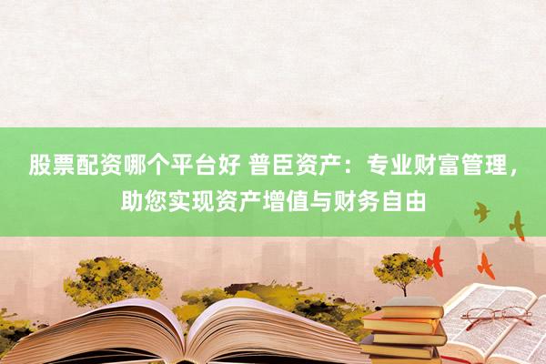 股票配资哪个平台好 普臣资产：专业财富管理，助您实现资产增值与财务自由